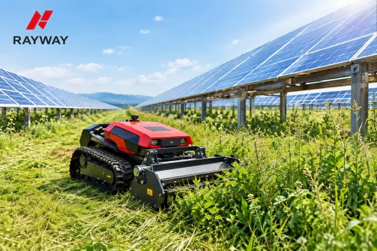 Come controllare l'erba intorno ai pannelli solari